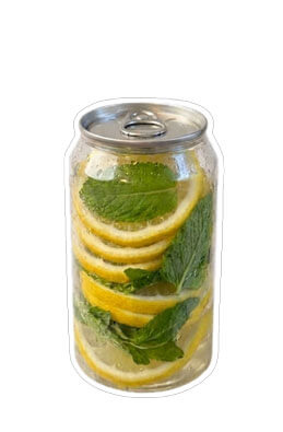 פחית לימון ונענע טרי